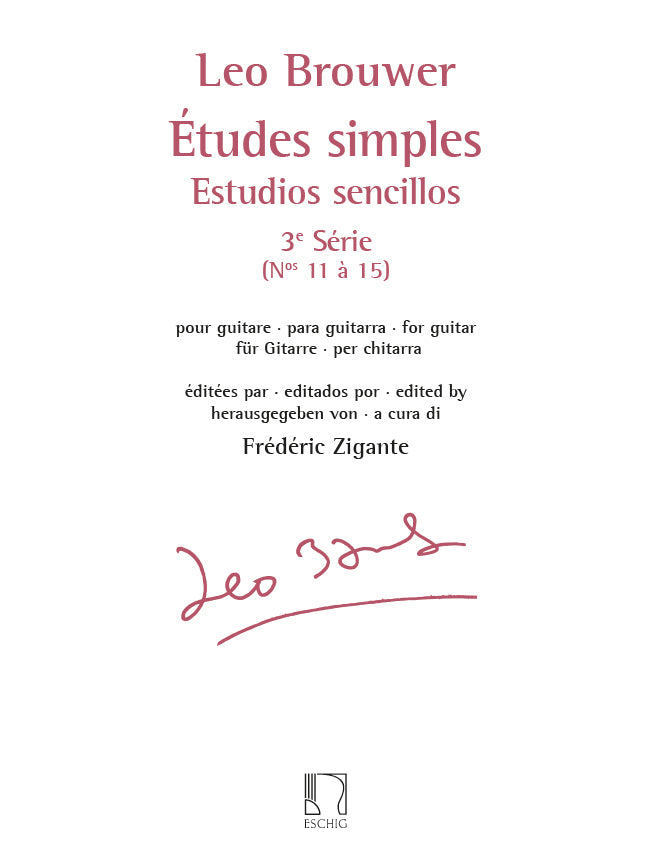 Études simples - Estudios sencillos (Série 3) afbeelding 2