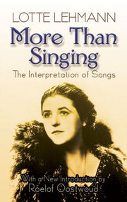 More Than Singing - The Interpretation Of Songs