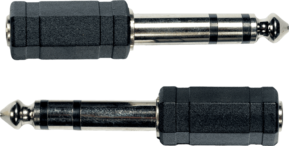 Yellow Cable ECO AD04 jack male stereo 6,35 mm naar femaleale 3,5 mm