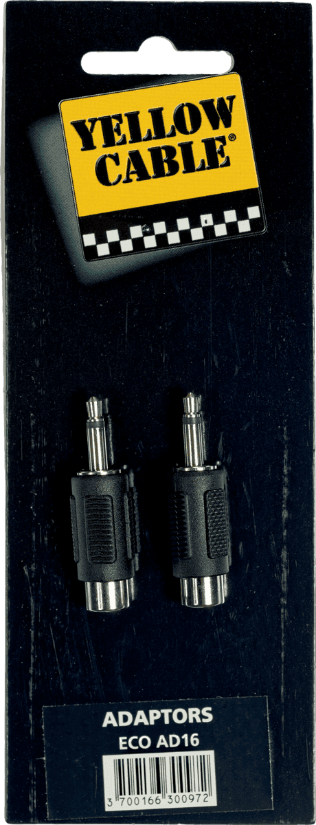 Yellow Cable ECO AD16 j 3,5 mono male x 2