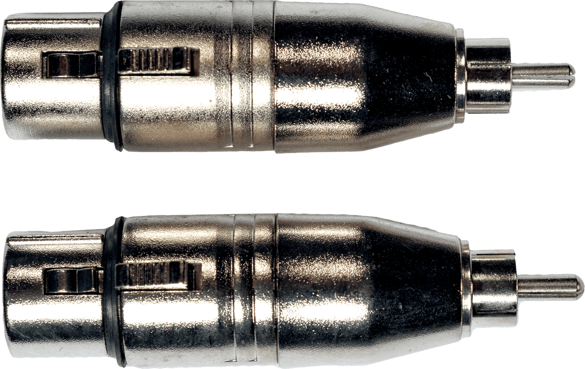 Yellow Cable ECO AD18 RCA male naar XLR femaleale