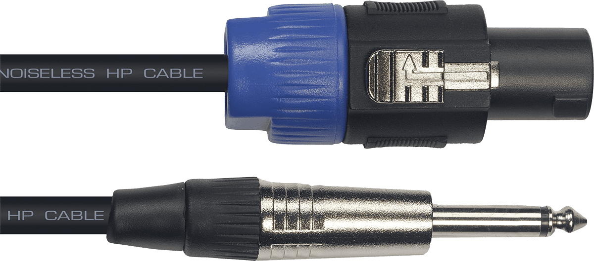 Yellow Cable ECO HP9JS Speakon naar jack mono male 9m