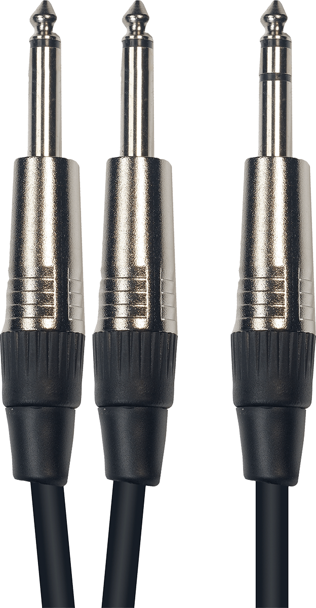 Yellow Cable ECO K05-6 2 jacks mono male naar jack stereo male 6m