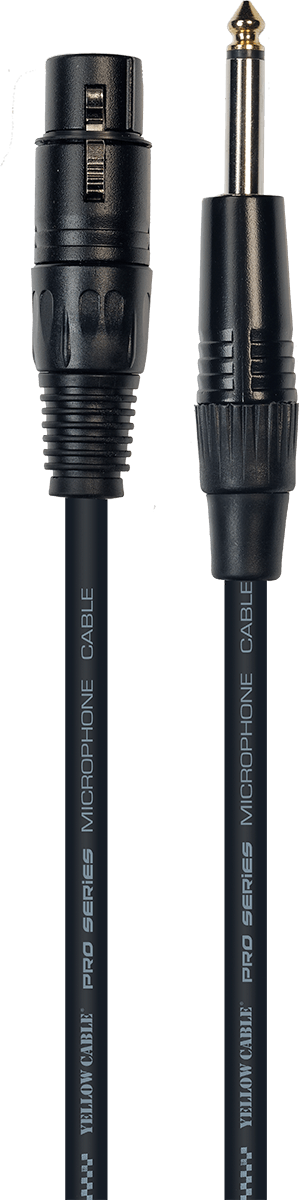 Yellow Cable ECO M03J Jack mono male naar XLR femaleale 3m