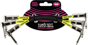 Ernie Ball Patch Patchkabel Haaks 15 cm 3-pack