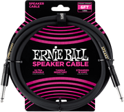 Ernie Ball Classic Speakerkabel 6.35mm jack - 6.35mm jack 183 cm Zwart