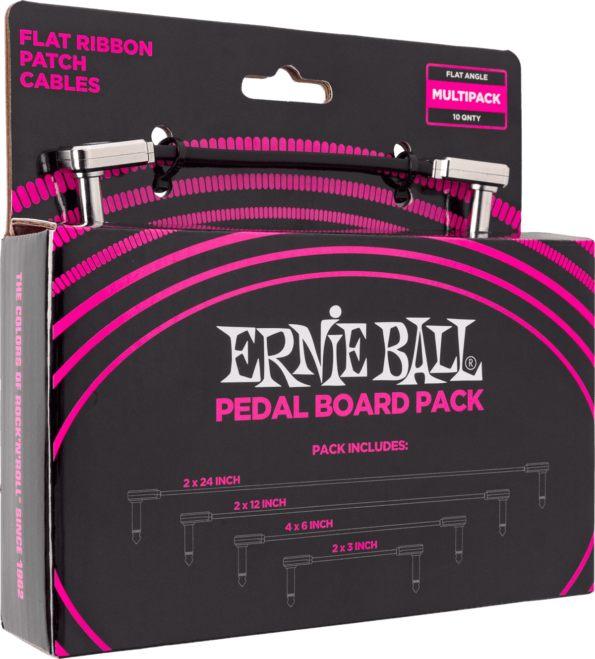Ernie Ball Patch Patchkabel Haaks – Multipack - haaks dun & plat