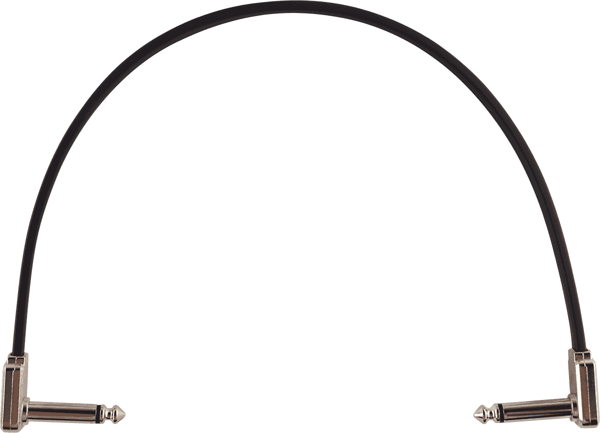 Ernie Ball Patch Patchkabel Haaks 30 cm – Haaks dun & plat - 30 cm