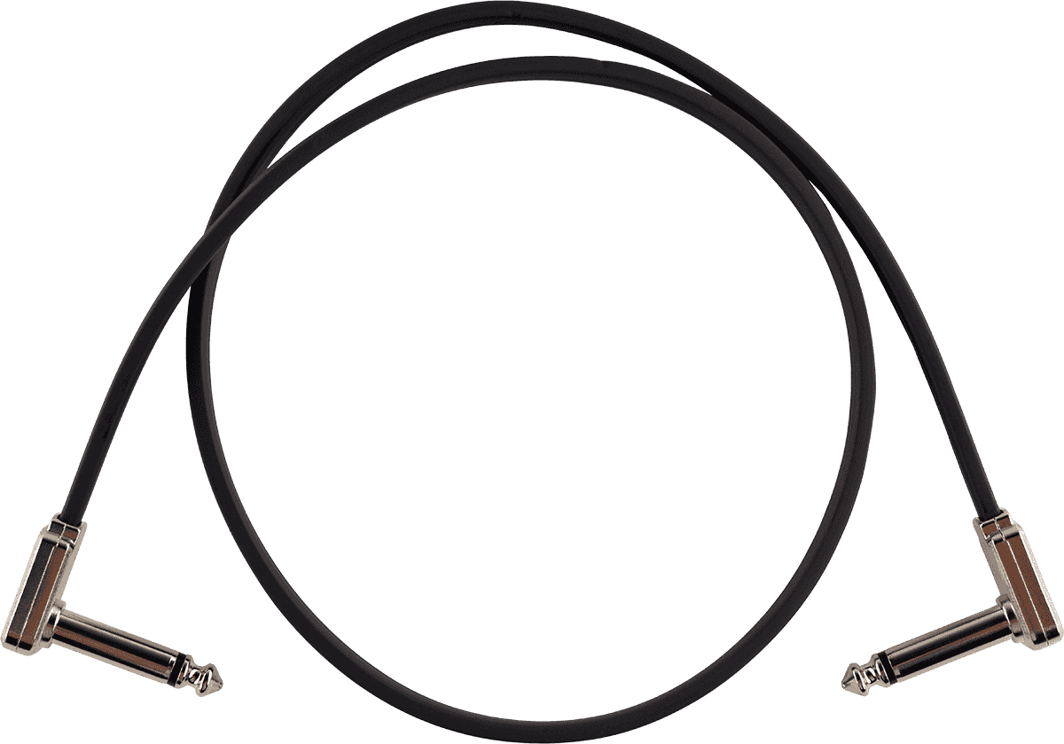 Ernie Ball Patch Patchkabel Haaks 60 cm – Haaks dun & plat - 60 cm
