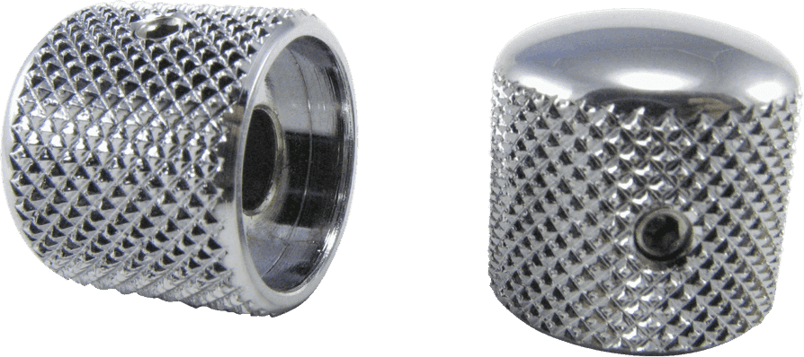 Ernie Ball Telecaster Dome Knoppen Chroom – 2 stuks