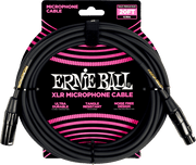 Ernie Ball Classic Microfoonkabel XLR male - XLR female 6 m Zwart