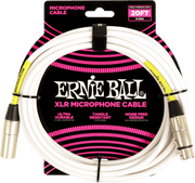 Ernie Ball Classic Microfoonkabel XLR male - XLR female 6 m Wit