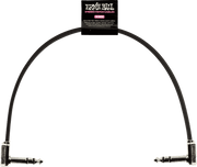 Ernie Ball Patch Patchkabel Haaks 30 cm – TRS - haaks & plat - 30 cm zwart