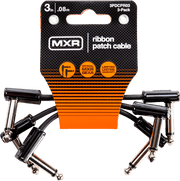 MXR 3PDCPR03 Slim Jack patch cable 7cm, pack of 3