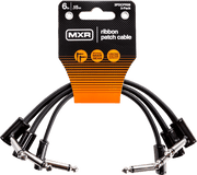 MXR 3PDCPR06 Slim Jack patch cable 15cm, pack of 3