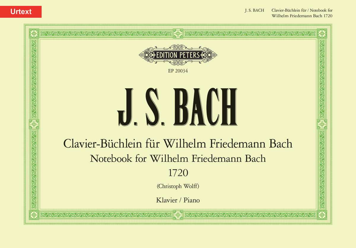 Notebook for Wilhelm Friedemann Bach
