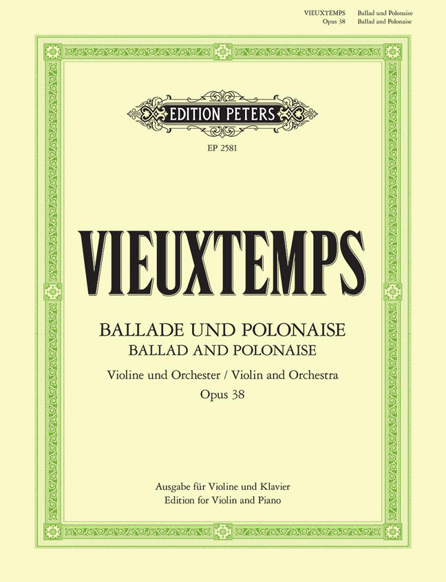 Henri Vieuxtemps: Ballade & Polonaise Op. 38