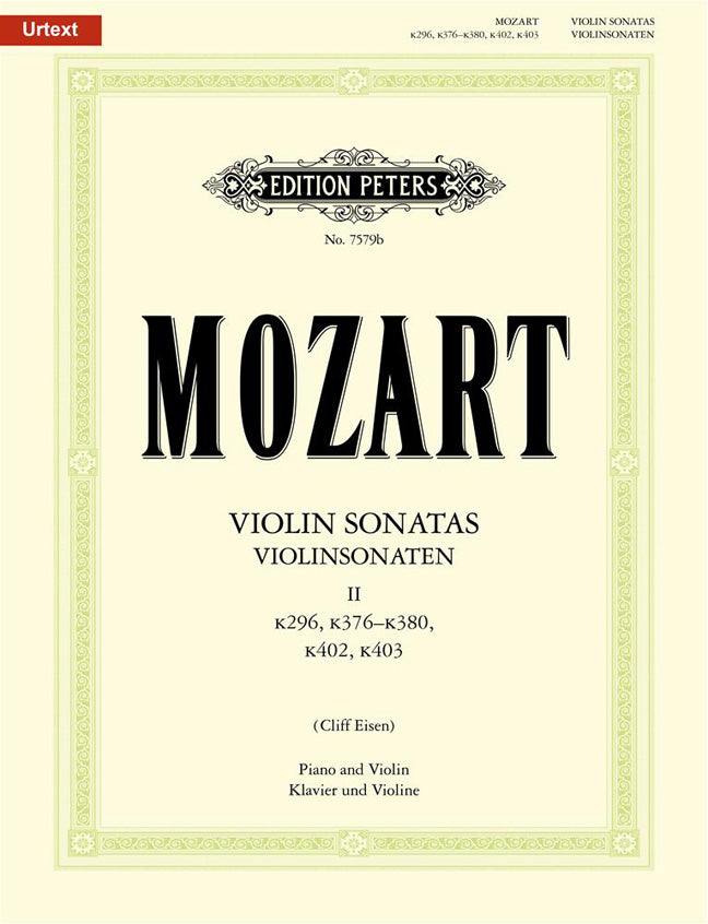 Mozart: Sonaten Band 2 (Urtext) (Viool, Piano)