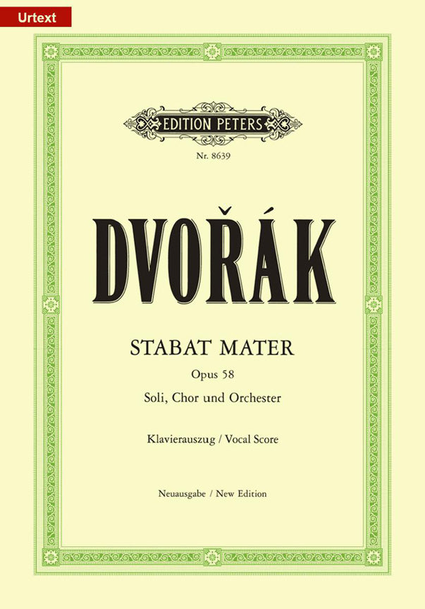 Antonin Dvorak: Stabat Mater (Vocal Score)