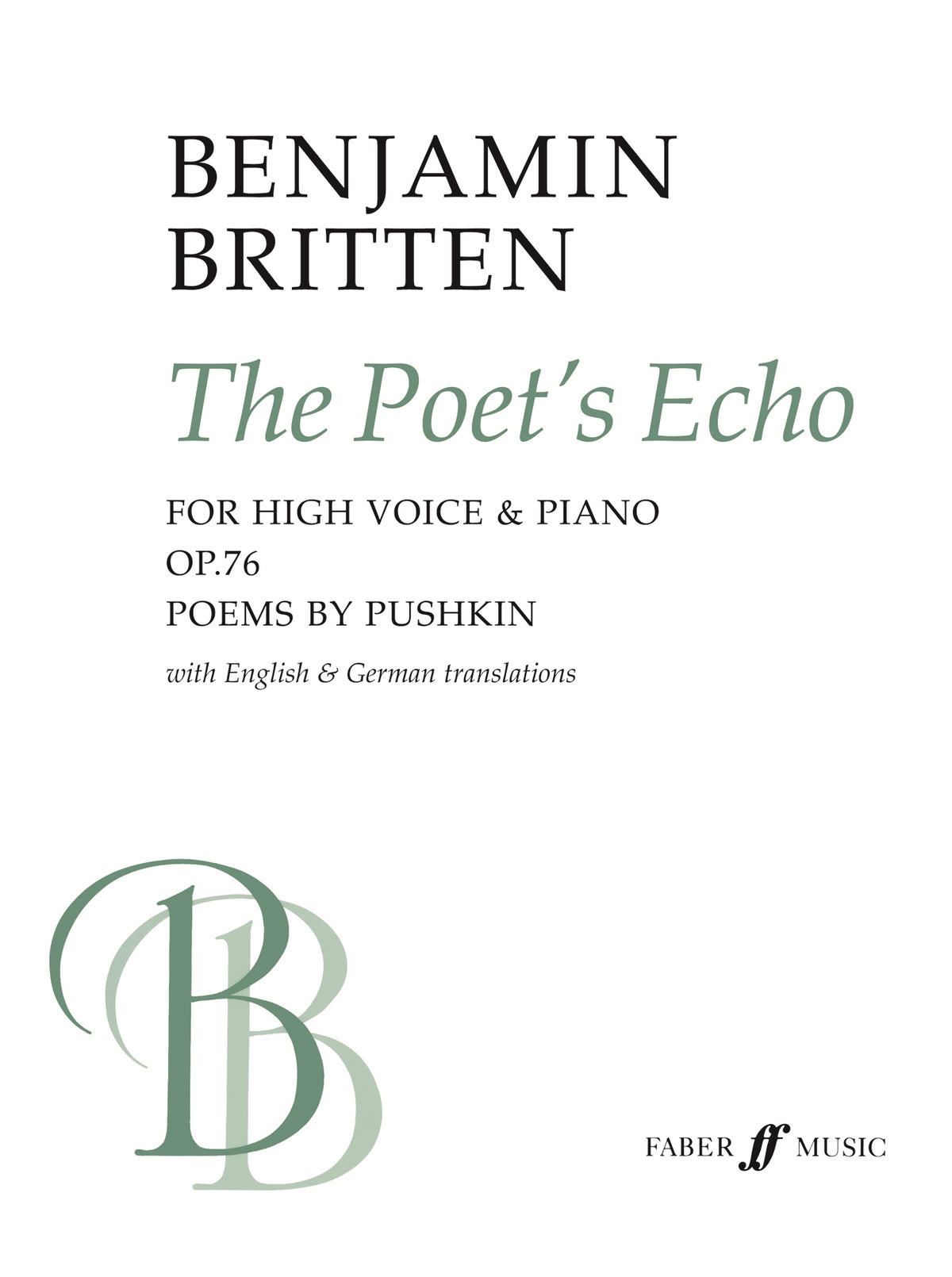 Britten: The Poet's Echo