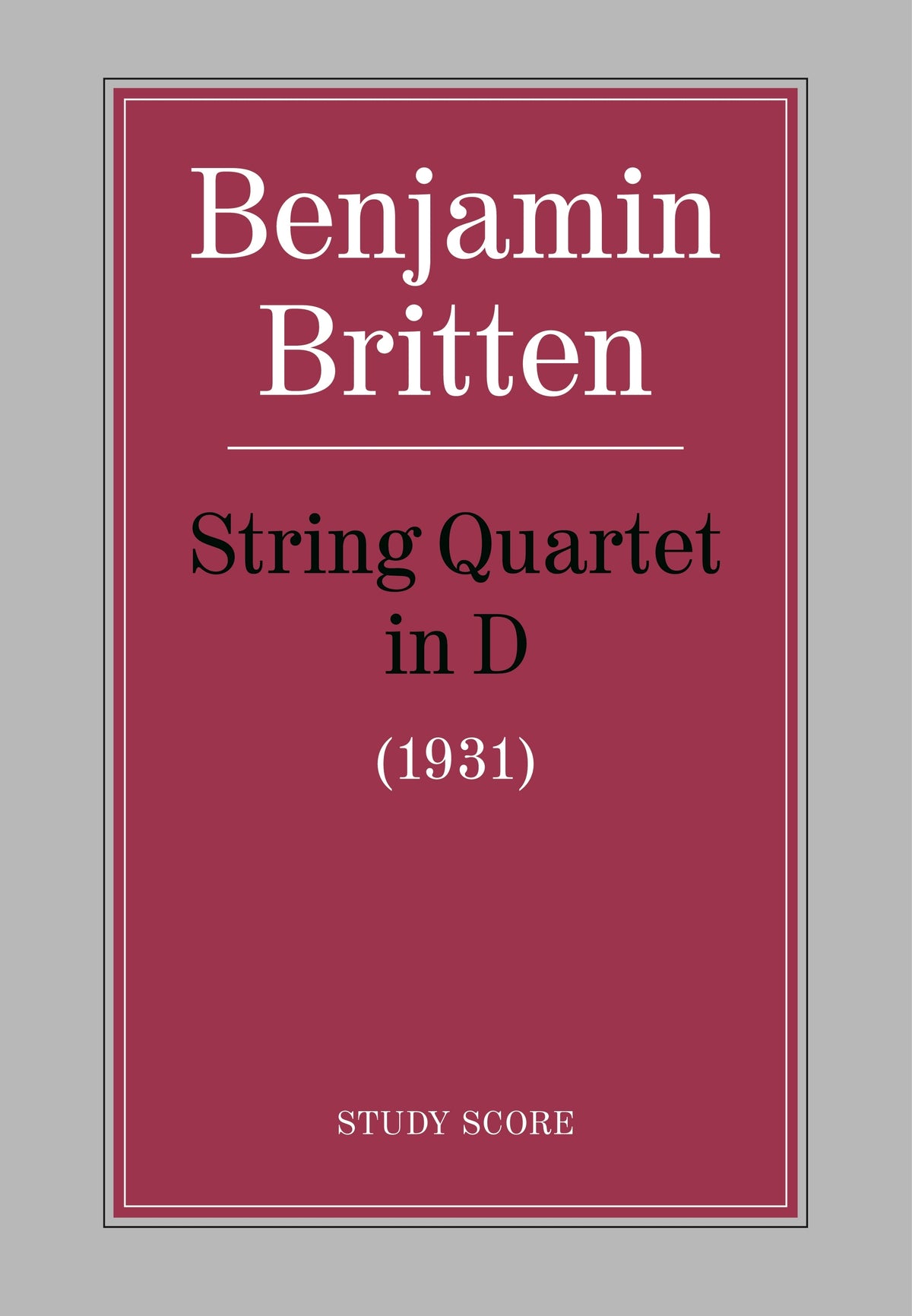 String Quartet in D afbeelding 2
