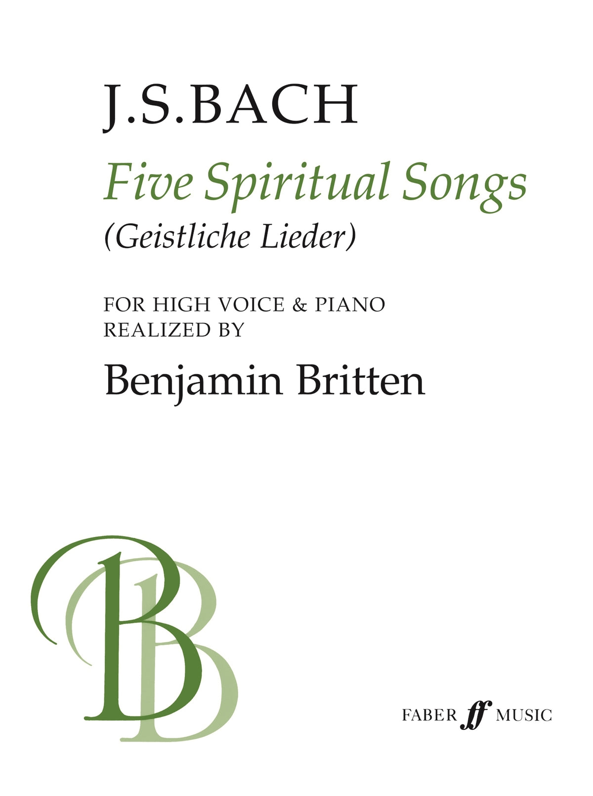 Bach: Five Spiritual Songs