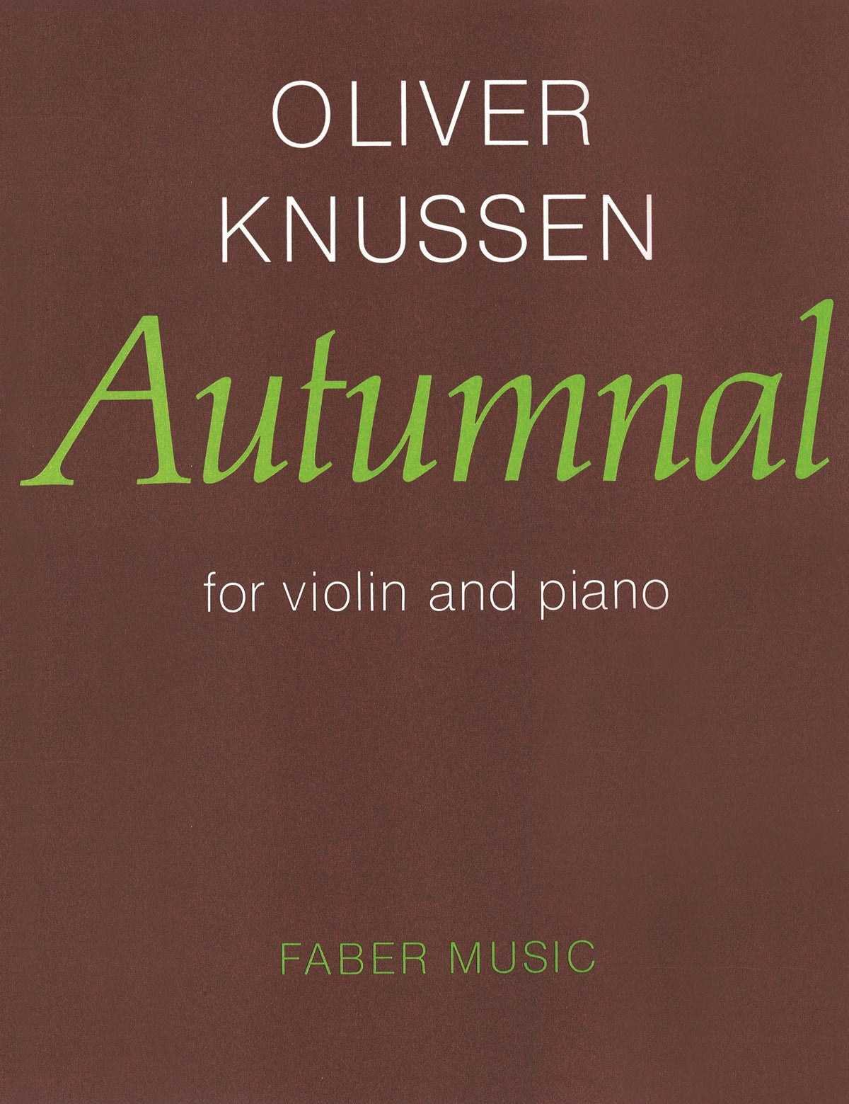 Knussen: Autumnal
