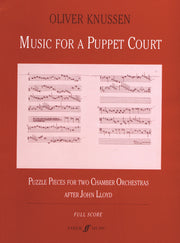 Knussen: Music For A Puppet Court