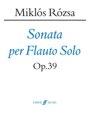 Rozsa: Sonata fuer Solo Flute