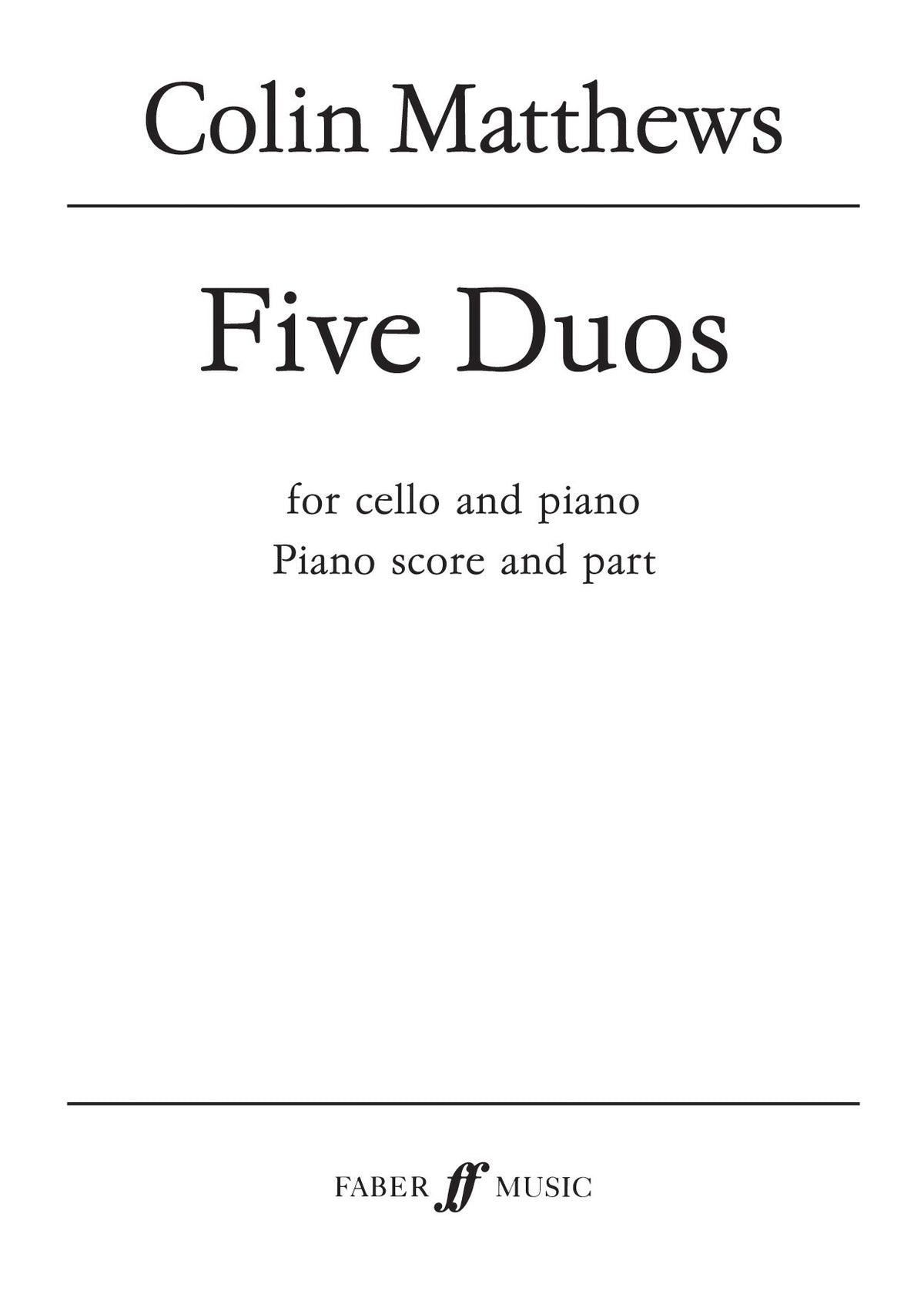 Matthews: Five Duos