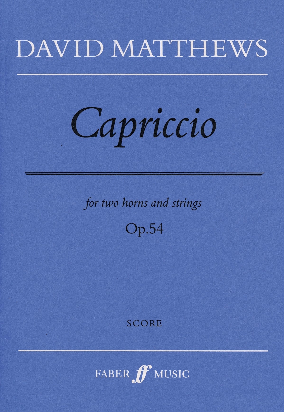 Matthews: Capriccio