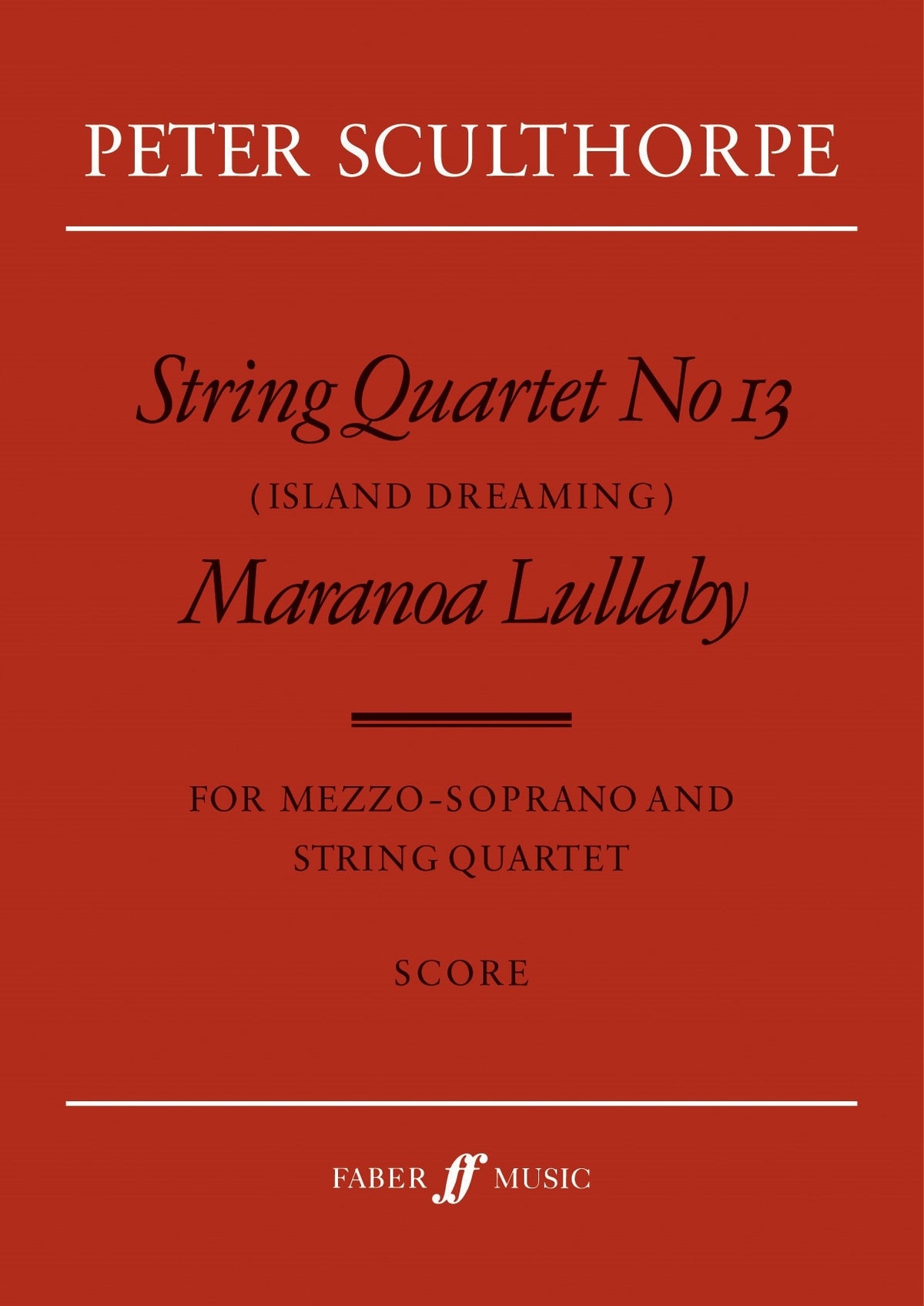 String Quartet No.13/Maranoa