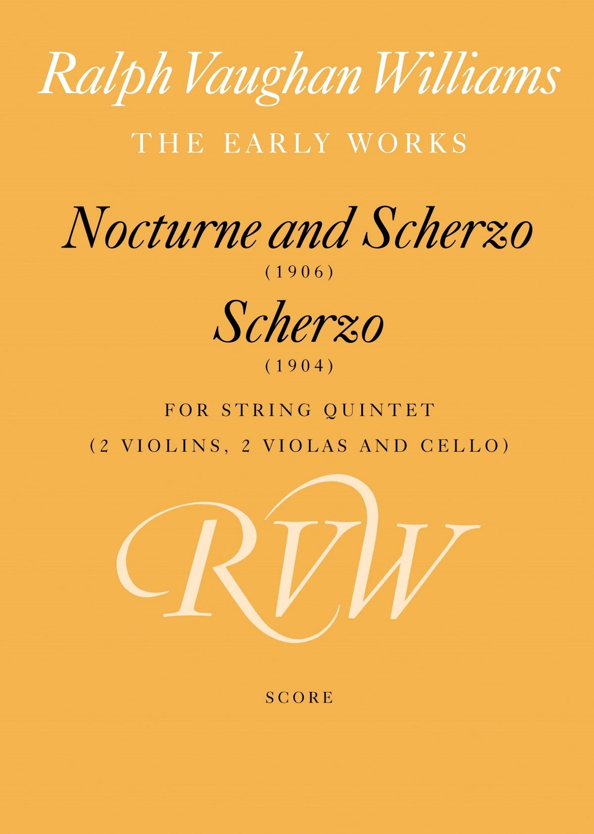Williams: Nocturne & Scherzo