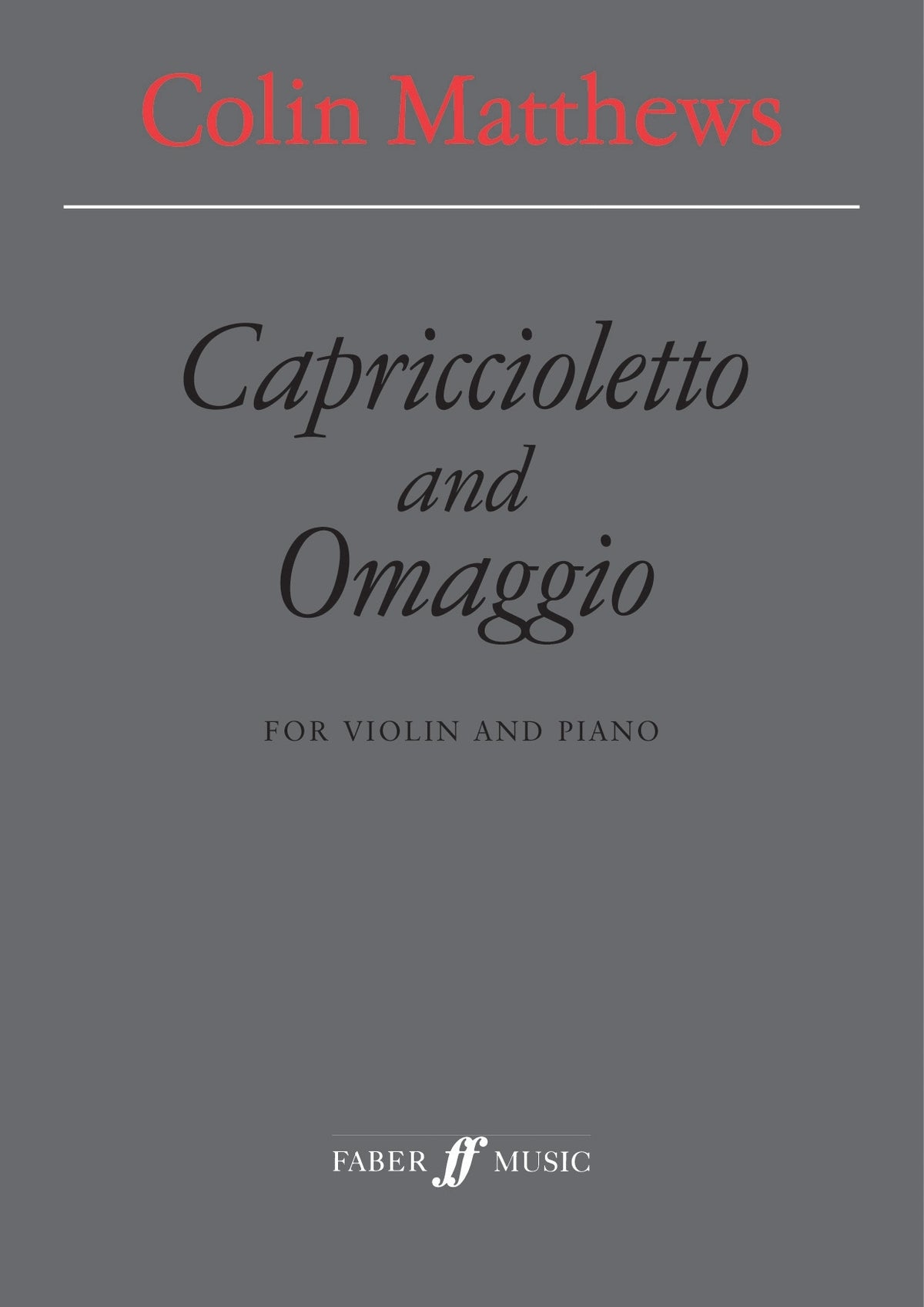 Matthews: Capriccioletto & Omaggio