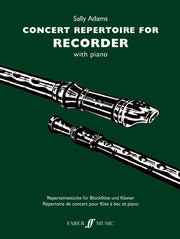 Adams: Concert Repertoire for Recorder