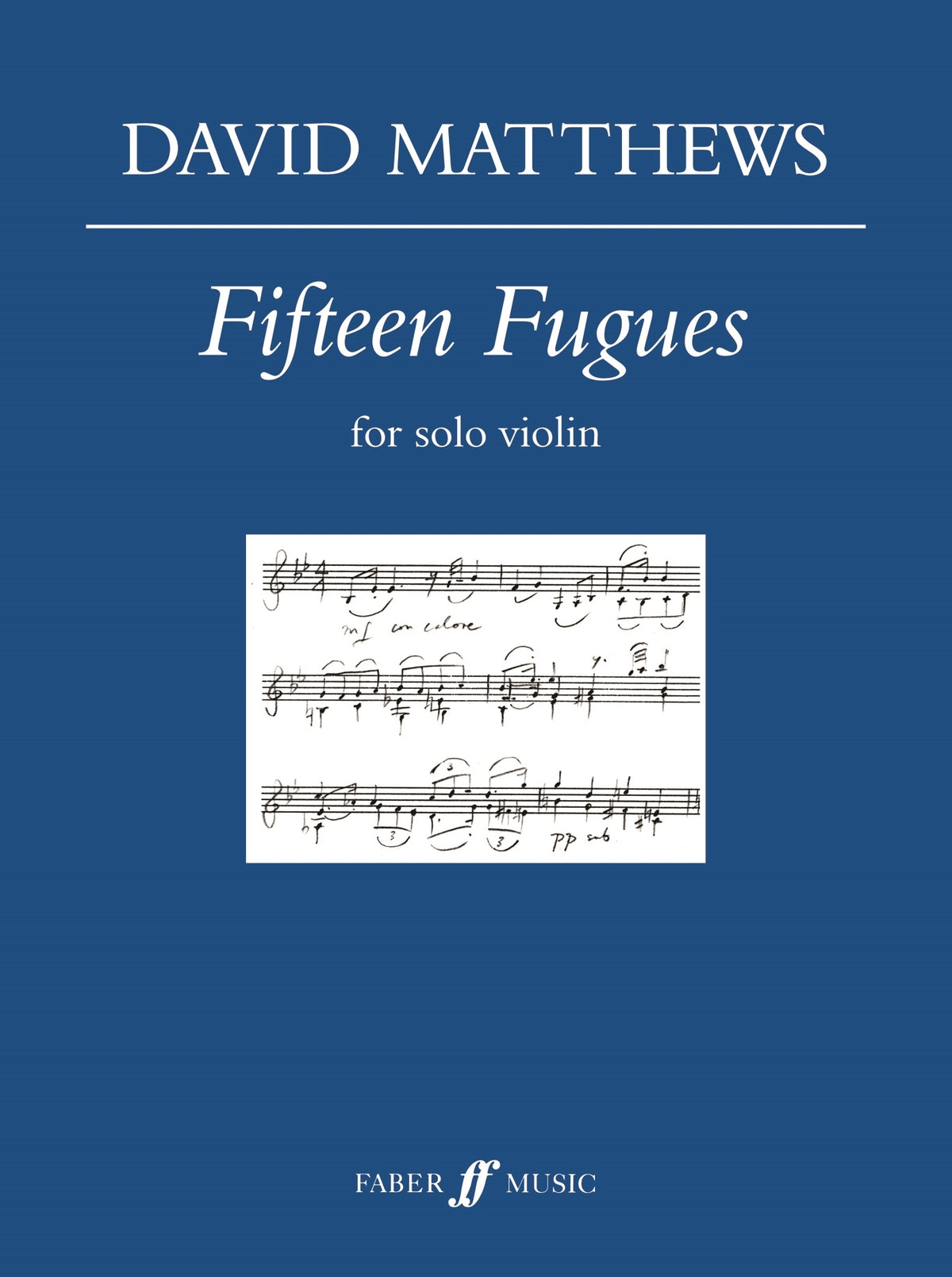 Wedgwood: 15 Fugues fuer solo Violin