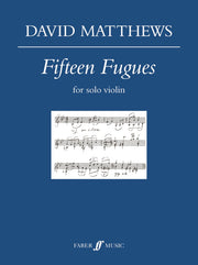 Wedgwood: 15 Fugues fuer solo Violin