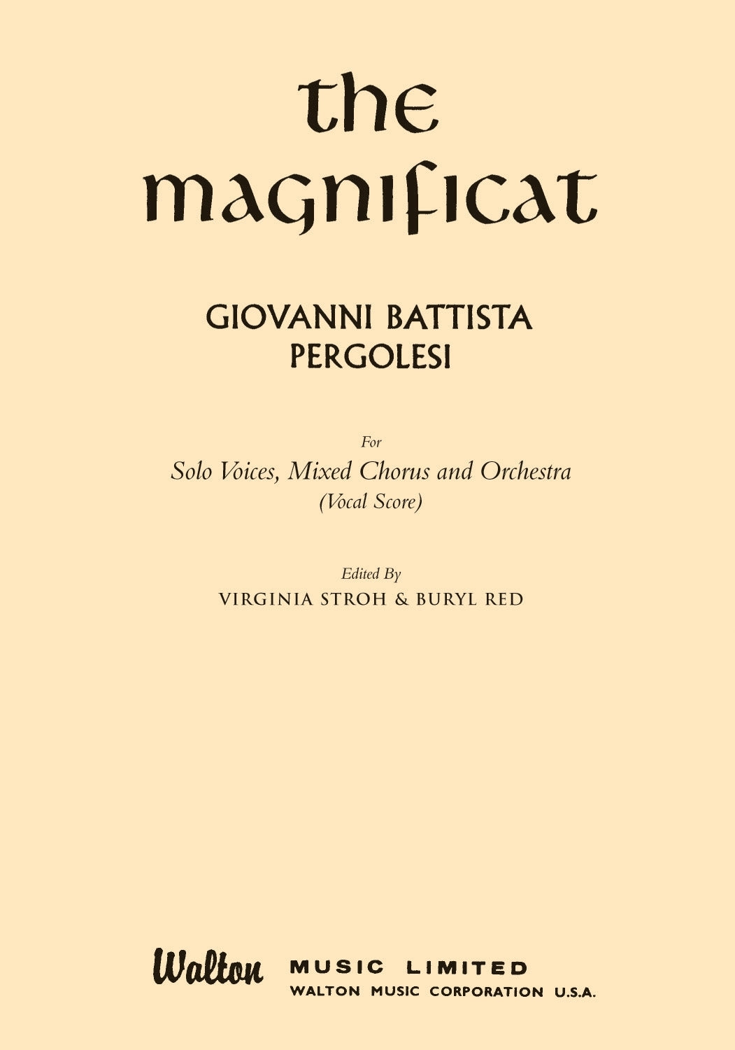 Pergolesi: The Magnificat