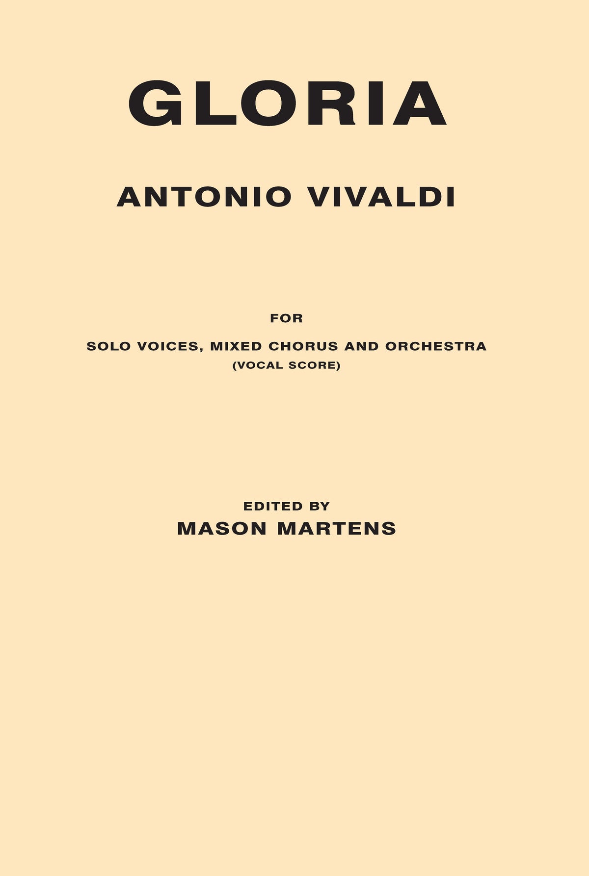 Vivaldi: Gloria