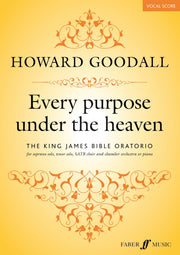 Goodall: Every purpose under the heaven (vocal sc