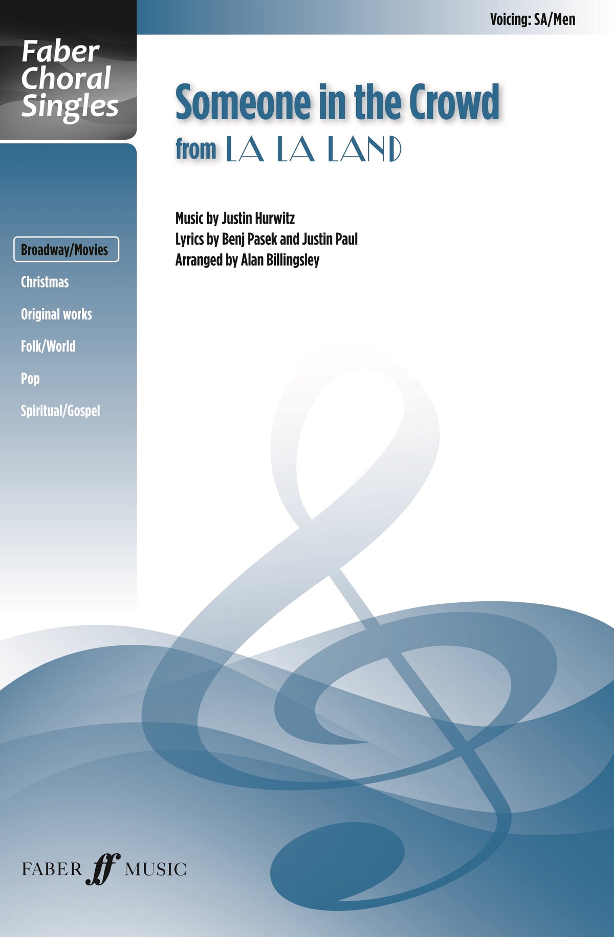 Hurwitz: Someone in the Crowd (SATB)