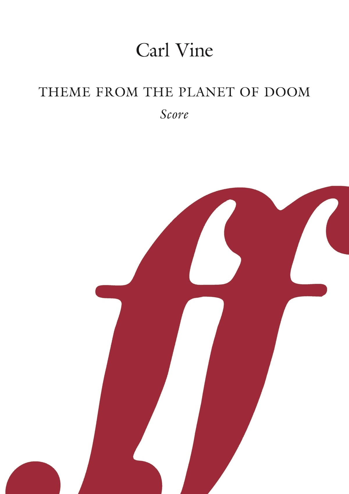 Vine: Theme from The Planet of Doom