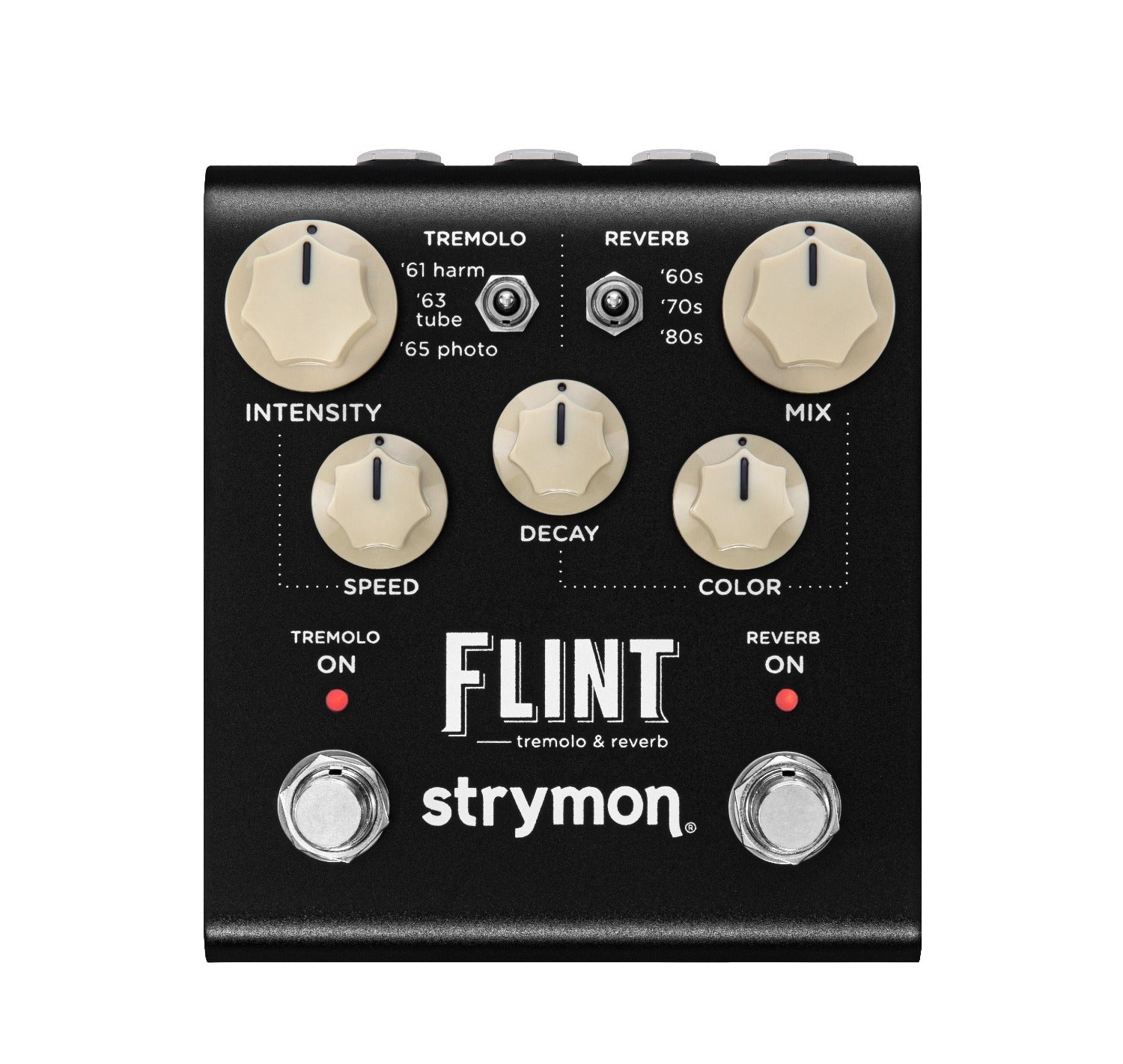 Strymon - STRFLINT - Two-in-one Pedal with Three Vintage Voices Tremolo and Reverbs