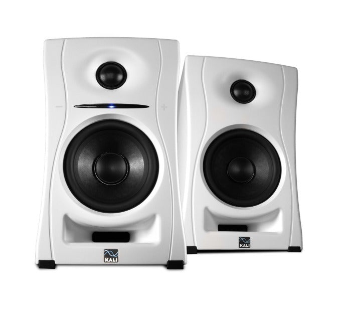 Kali Audio LP-UNF White pair of nearfield monitors