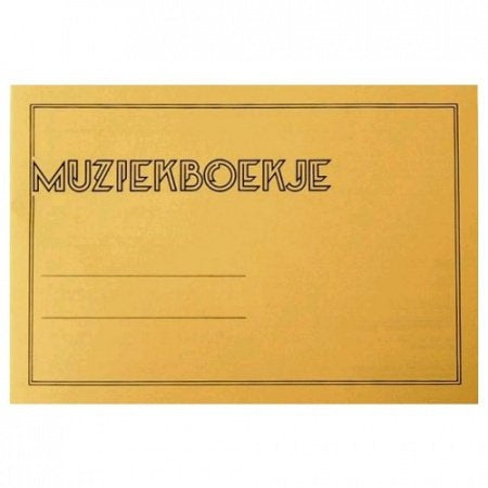 Muziekboekje 6 Balks Geel
