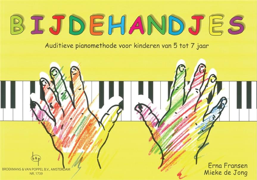 Bijdehandjes Lesboek 1 - Auditieve pianomethode voor kinderen vanaf 5 jaar