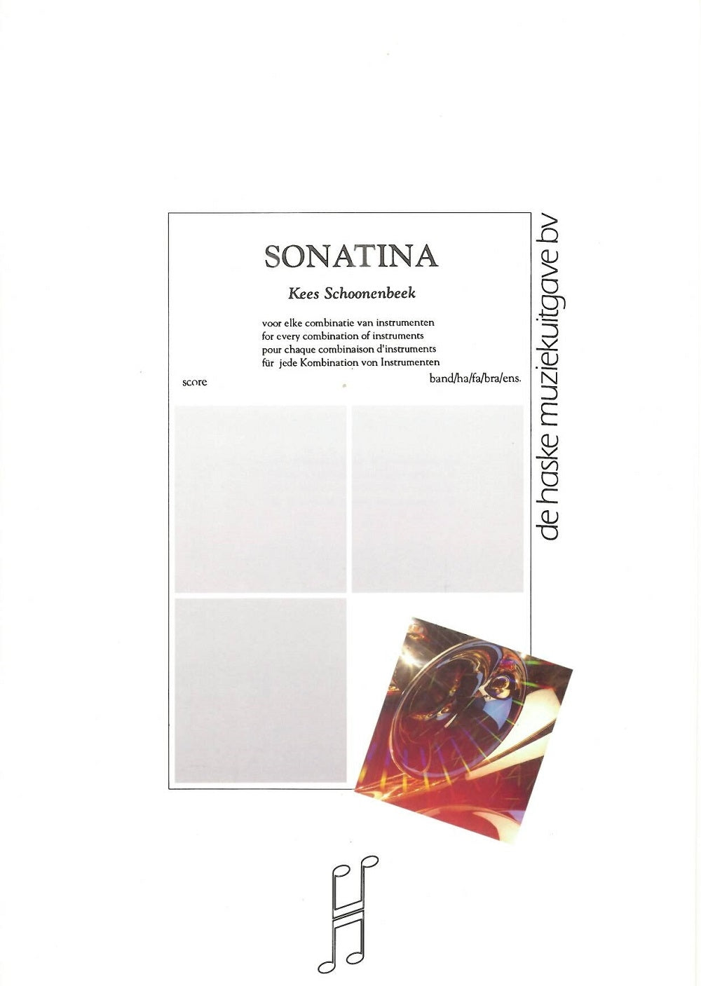 Sonatina (Partituur Harmonie Fanfare Brassband)