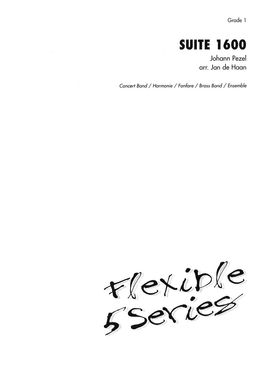 Suite 1600 (Partituur Harmonie Fanfare Brassband)