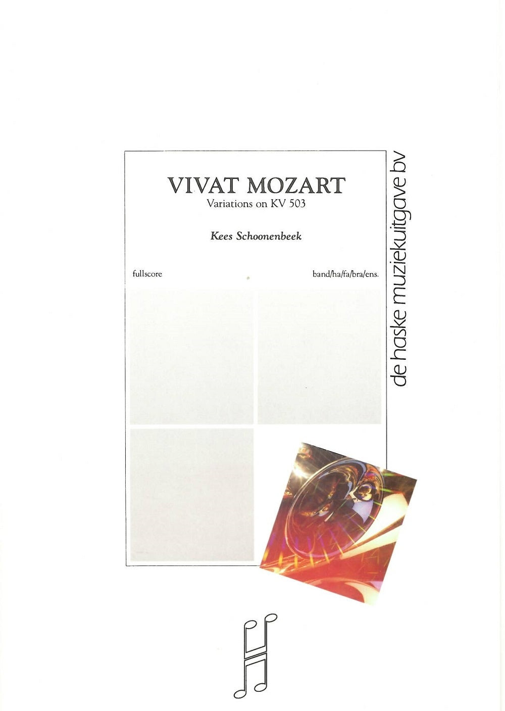 Kees Schoonenbeek: Vivat Mozart (Harmonie Fanfare)