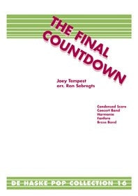 The Final Countdown (Partituur Harmonie Fanfare Brassband)